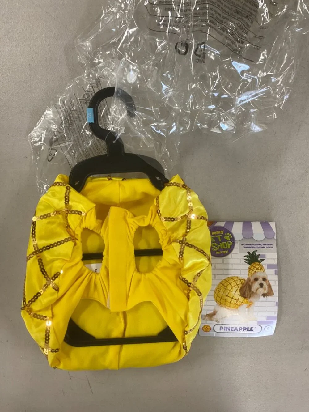 Pineapple Pet Costume (Small)